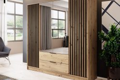 Wielkie szafy z lamelami NOLA 4D/206 - wybór kolorów 6