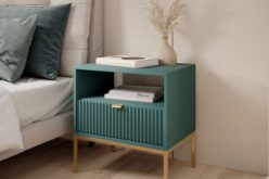 Stolik nocny na nóżkach z modnym wzorem NORTH dużo kolorów 6