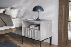 Stolik nocny na nóżkach z modnym wzorem NORTH dużo kolorów 5