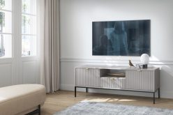 Szafki RTV 154 cm loftowe na wysokich nóżkach NORTH - duży wybór kolorów 2