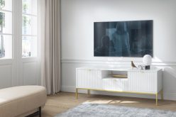 Szafki RTV 154 cm loftowe na wysokich nóżkach NORTH - duży wybór kolorów 3