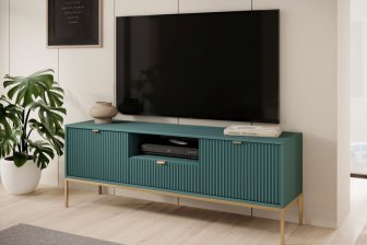 Szafki RTV 154 cm loftowe na wysokich nóżkach NORTH - duży wybór kolorów