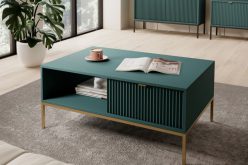 Ławy nowoczesne do salonu na metalowych nóżkach z modnym wzorem NORTH - duży wybór kolorów 5