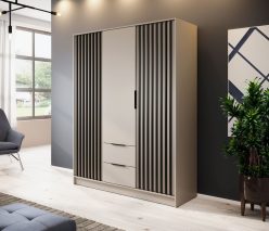 Kaszmir szafa 3 drzwiowa z lamelami