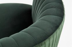 Kubełkowe fotele ze złotymi nogami glamour CROWN - cudne kolory 1