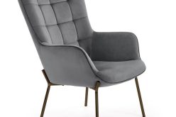 Welurowy fotel z wysokim oparciem CUSTO - cudne kolory 2