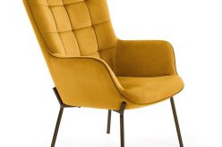 Welurowy fotel z wysokim oparciem CUSTO - cudne kolory 4