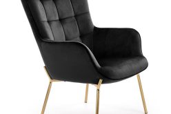 Welurowy fotel z wysokim oparciem CUSTO - cudne kolory 5