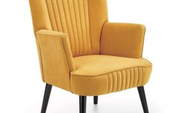 Miękki fotel wypoczynkowy z wysokim oparciem DELGAD - modne kolory 1