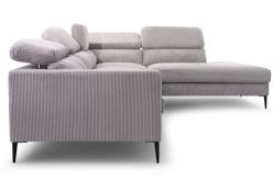 Narożnik z głębokim siedziskiem regulowane zagłówki SLOW 15