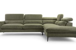 Narożnik z głębokim siedziskiem regulowane zagłówki SLOW 21