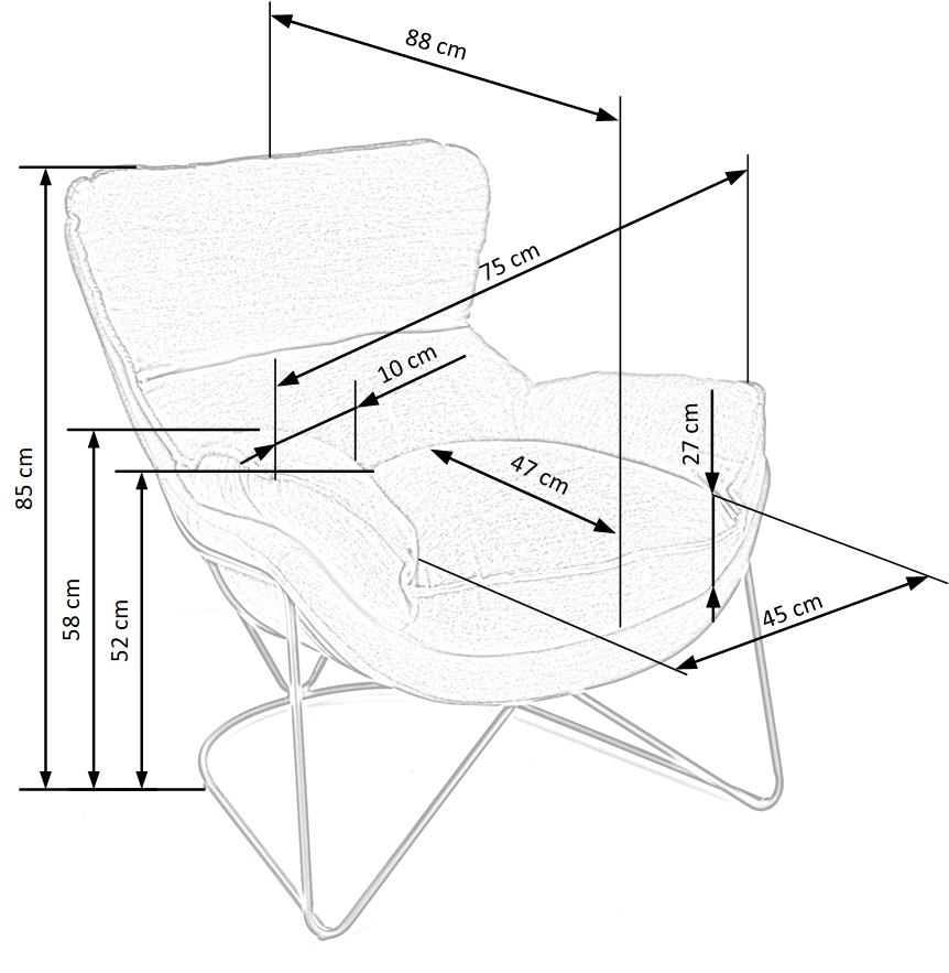 Bardzo miękkie fotele w stylu loftowym VOLKER 2