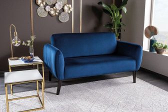 Granatowa kanapa 180 cm