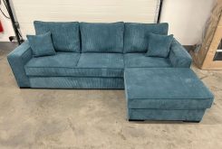 Narożnik musztardowy z funkcją spania LUPO 23