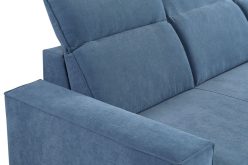 Kanapa rogowa z funkcją spania z regulowanymi oparciami BRUNON 5