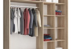 Szafa przesuwana z lustrem 200cm GAJA 1 ALU 200 2