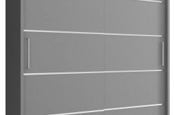 Szafa przesuwna 200 cm - GAJA ALU 200 BL 4