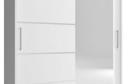 Szafa z drzwiami przesuwanymi i lustrem 180cm GAJA ALU 5