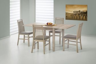 Rozkładany stół dąb sonoma z krzesłami