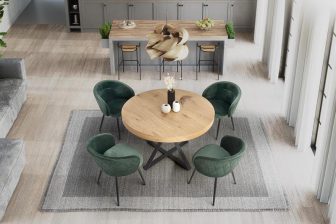 Stół okragły loft