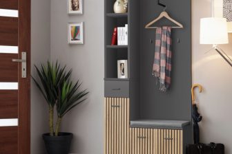 Garderoba do przedpokoju z lamelami MARINO 1