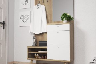 Garderoba w stylu skandynawskim do przedpokoju PRIMAVERA