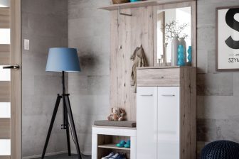 Garderoba z komodą w połysku GUSTO 2