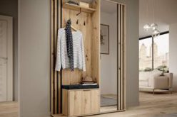 Garderoba z lamelami do przedpokoju NOLA 3