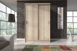 Prosta szafa przesuwna 150 cm - WIX - 3 kolory 1