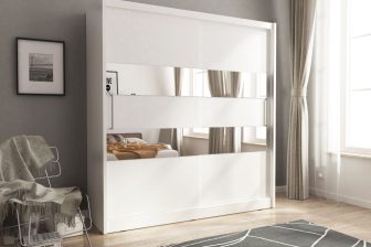 Szafy z drzwiami przesuwnymi GAJA 2/180 - 2 kolory