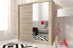 Szare szafy przesuwne - mamy dostępne grafit i białe GAJA 1/180 2