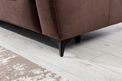 Narożnik czekoladowy z funkcją spania PORTIMAO 8