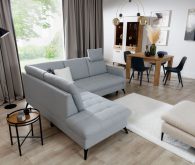 Kanapa do salonu narożna do spania LIBRO 2 3