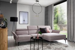 Kanapa narożna z regulowanymi podłokietnikami HORIZON 2