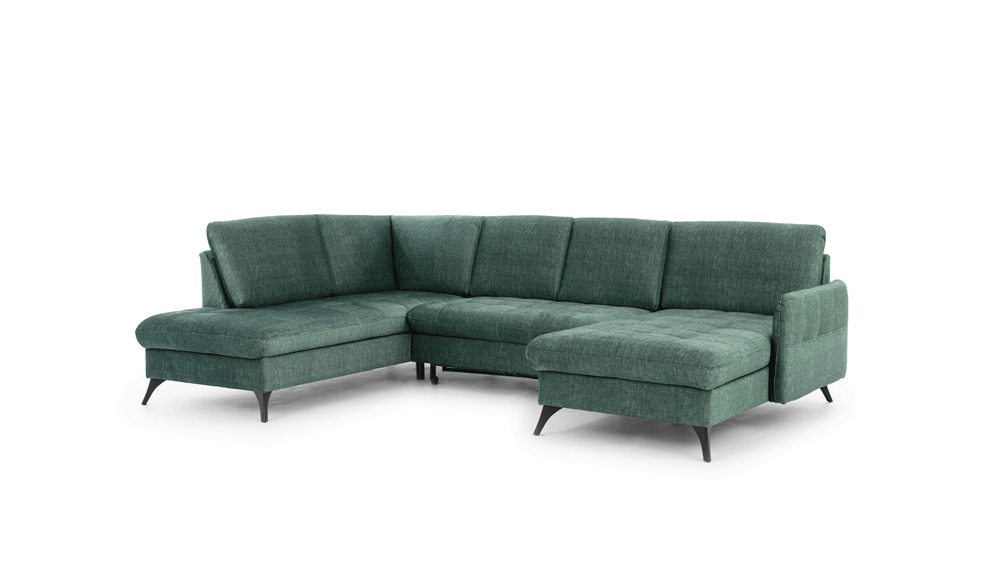 Kanapa w kształcie U - LIBRO U z funkcją spania 1