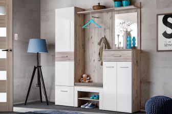 Komplet do przedpokoju w połysku GUSTO 3