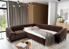 Narożnik czekolada duży rozkładany PORTIMAO 2 5