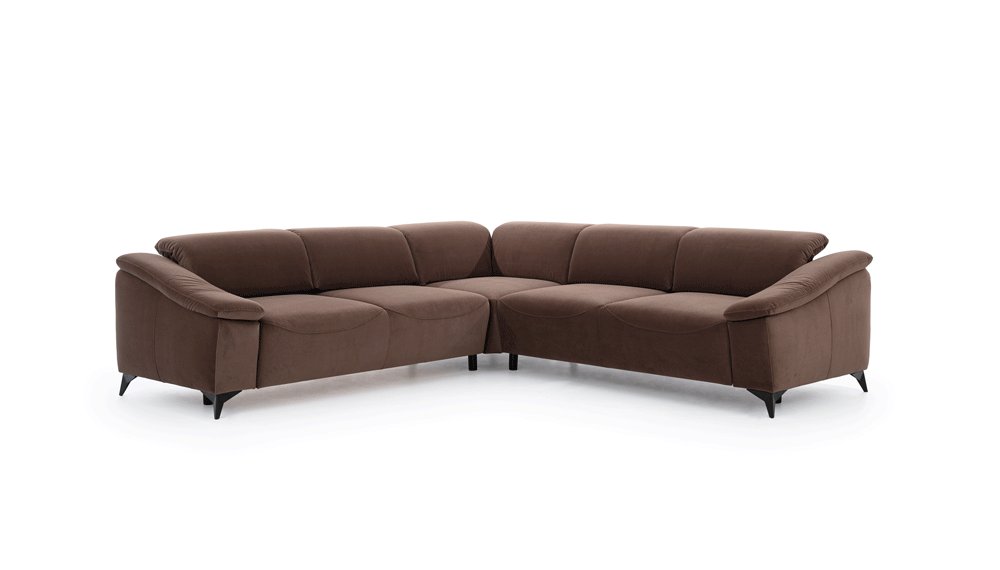 Narożnik czekolada duży rozkładany PORTIMAO 2 1