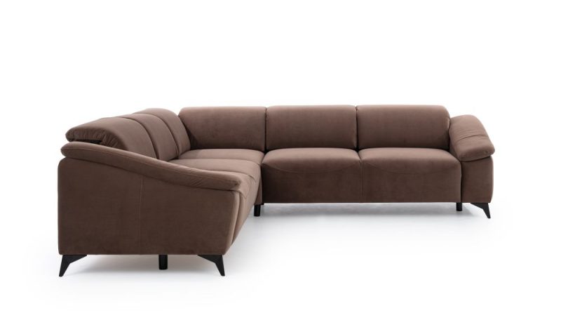 Narożnik czekolada duży rozkładany PORTIMAO 2 12