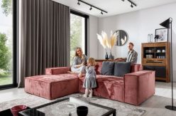 Narożnik z ozdobnymi lamówkami FABRIZIO S 2