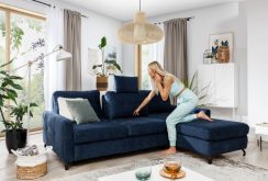 Narożnik z regulowanym oparciem z funkcją spania NADIRA 3