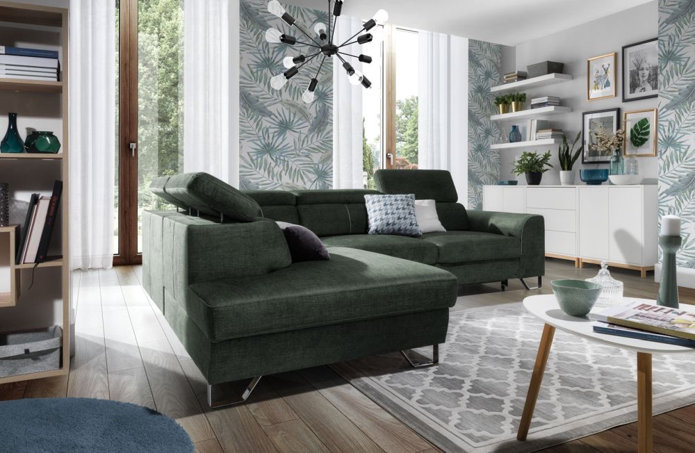 Narożnik do salonu z funkcją spania ALPINA 2 2