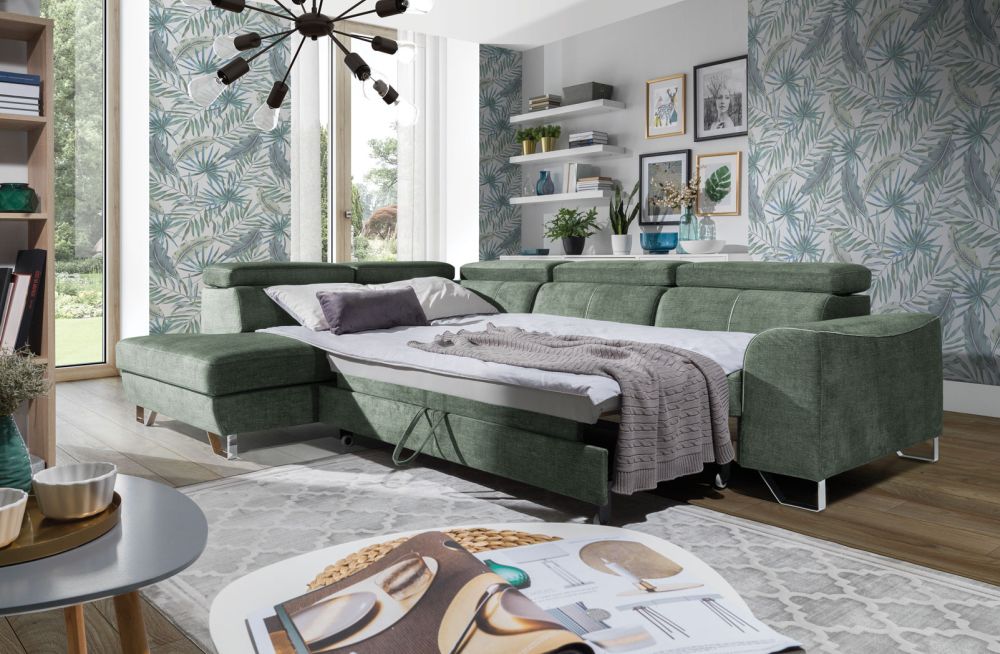 Narożnik do salonu z funkcją spania ALPINA 2 9