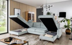 Ogromny narożnik w literze U rozkładany NADIRA U 6