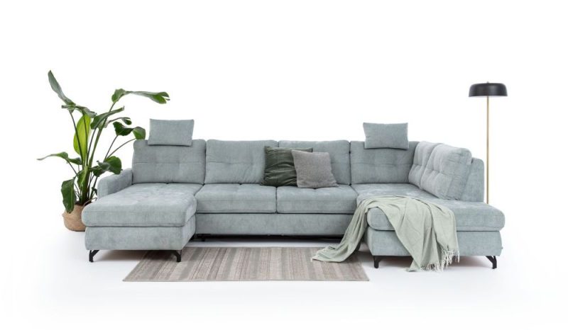 Ogromny narożnik w literze U rozkładany NADIRA U 9