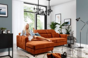 Ruda rogówka rozkładana regulowane zagłówki funkcja spania