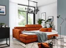 Ruda rogówka rozkładana regulowane zagłówki MABEL 6