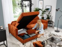 Ruda rogówka rozkładana regulowane zagłówki MABEL 5