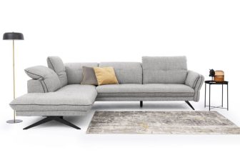 Wielka kanapa narożna na nogach typu pająk MATRIX