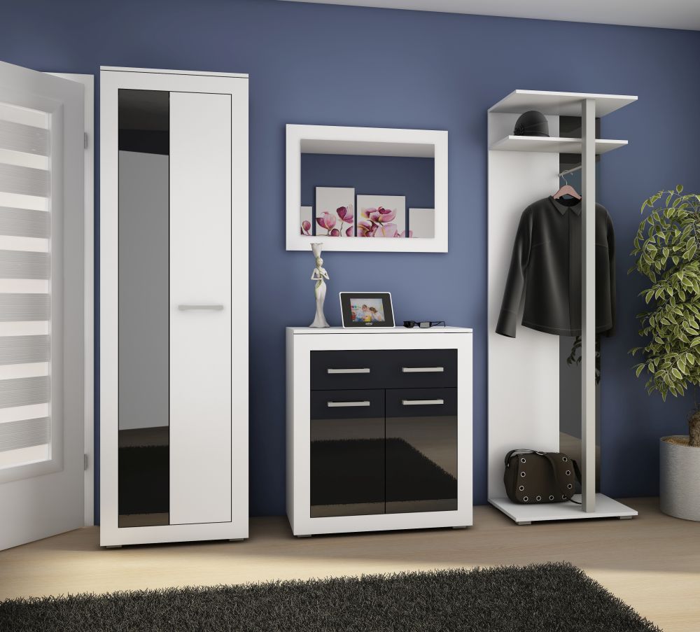 Nowoczesne meble na koryatrz z siedziskiem